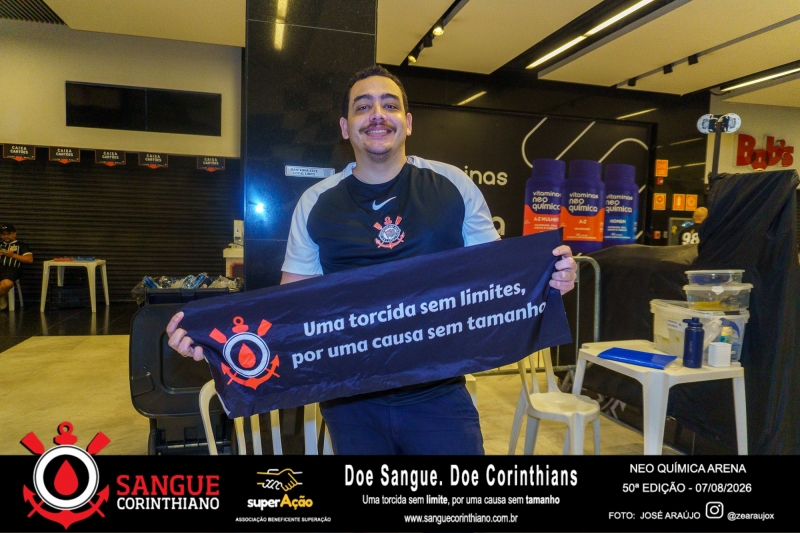 50º Edição - Campanha Sangue Corinthiano - Neo Quimíca Arena - 07 de Agosto 2026