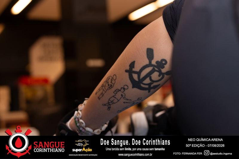 50º Edição - Campanha Sangue Corinthiano - Neo Quimíca Arena - 07 de Agosto 2026