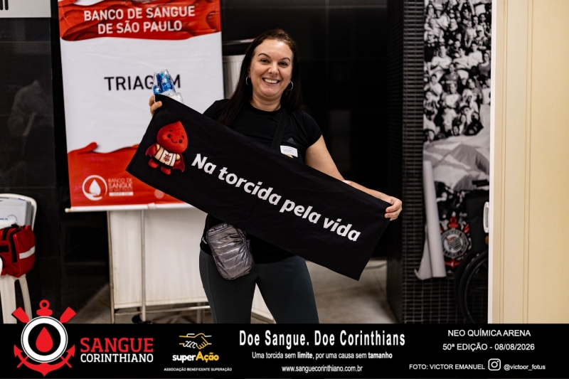 50º Edição - Campanha Sangue Corinthiano - Neo Quimíca Arena - 07 de Agosto 2026