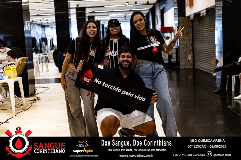 50º Edição - Campanha Sangue Corinthiano - Neo Quimíca Arena - 07 de Agosto 2026