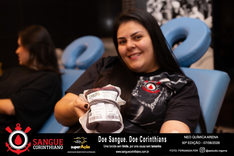 50º Edição - Campanha Sangue Corinthiano - Neo Quimíca Arena - 07 de Agosto 2026
