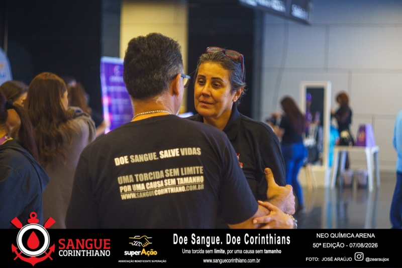 50º Edição - Campanha Sangue Corinthiano - Neo Quimíca Arena - 07 de Agosto 2026