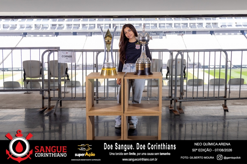 50º Edição - Campanha Sangue Corinthiano - Neo Quimíca Arena - 07 de Agosto 2026