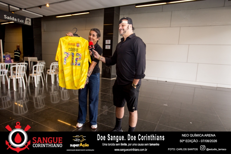 50º Edição - Campanha Sangue Corinthiano - Neo Quimíca Arena - 07 de Agosto 2026