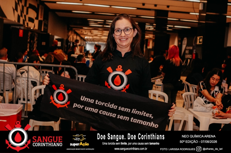 50º Edição - Campanha Sangue Corinthiano - Neo Quimíca Arena - 07 de Agosto 2026