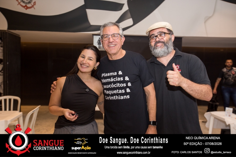 50º Edição - Campanha Sangue Corinthiano - Neo Quimíca Arena - 07 de Agosto 2026
