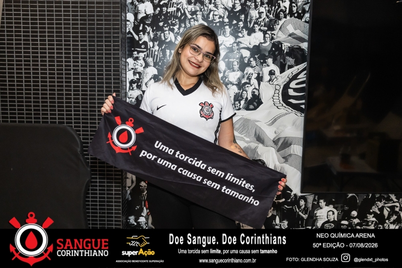 50º Edição - Campanha Sangue Corinthiano - Neo Quimíca Arena - 07 de Agosto 2026