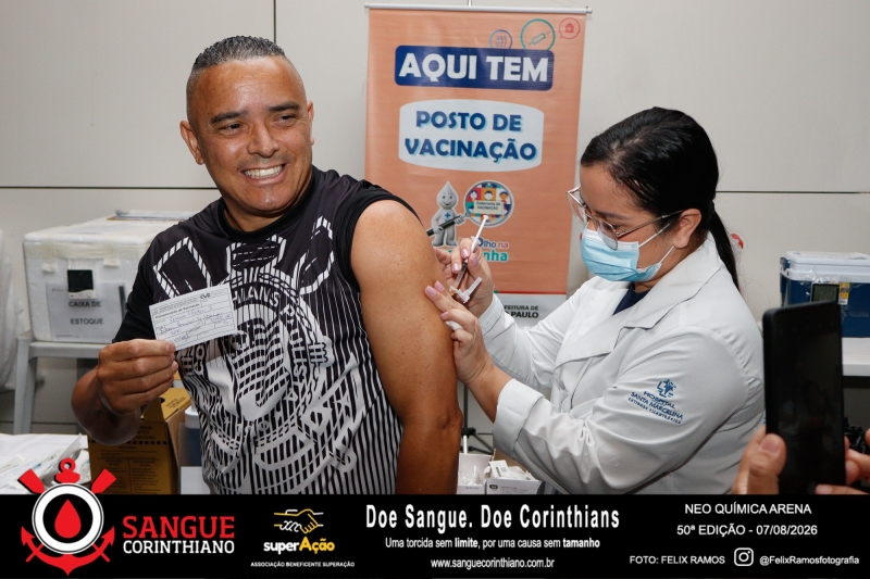 50º Edição - Campanha Sangue Corinthiano - Neo Quimíca Arena - 07 de Agosto 2026