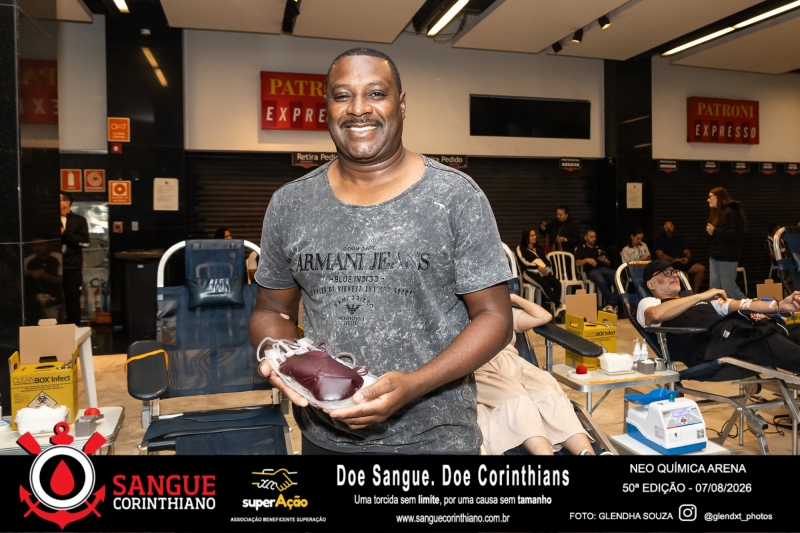 50º Edição - Campanha Sangue Corinthiano - Neo Quimíca Arena - 07 de Agosto 2026