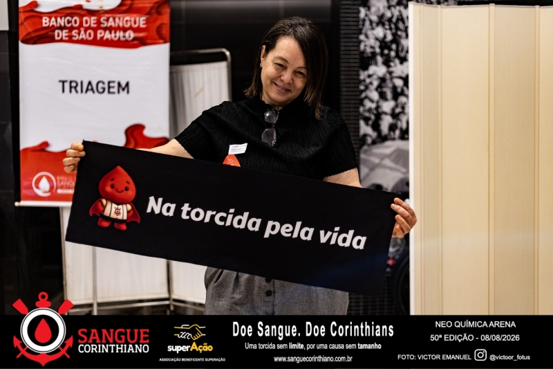 50º Edição - Campanha Sangue Corinthiano - Neo Quimíca Arena - 07 de Agosto 2026