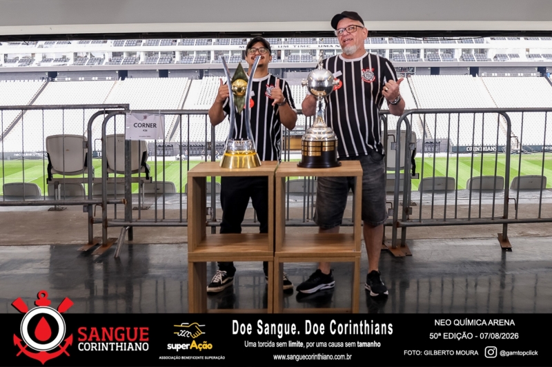 50º Edição - Campanha Sangue Corinthiano - Neo Quimíca Arena - 07 de Agosto 2026