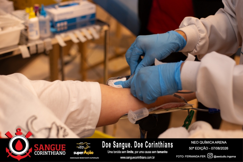 50º Edição - Campanha Sangue Corinthiano - Neo Quimíca Arena - 07 de Agosto 2026