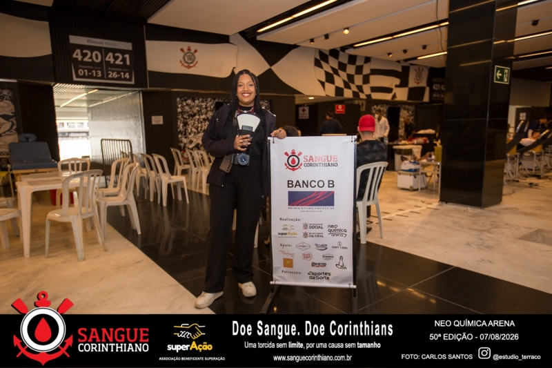 50º Edição - Campanha Sangue Corinthiano - Neo Quimíca Arena - 07 de Agosto 2026