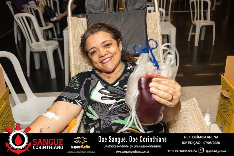 50º Edição - Campanha Sangue Corinthiano - Neo Quimíca Arena - 07 de Agosto 2026