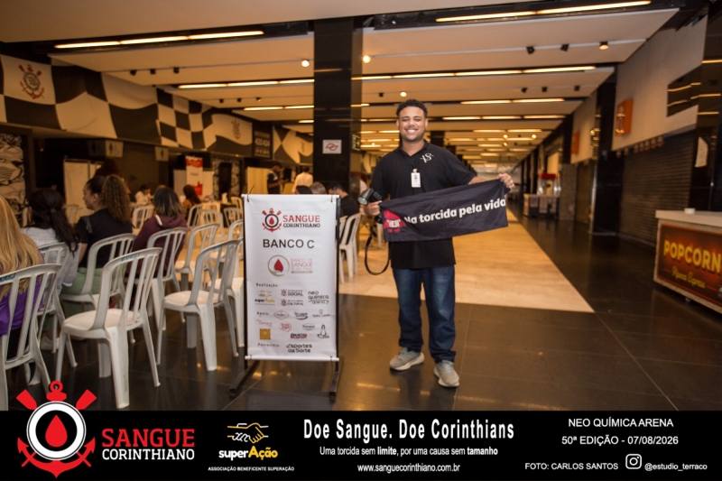 50º Edição - Campanha Sangue Corinthiano - Neo Quimíca Arena - 07 de Agosto 2026