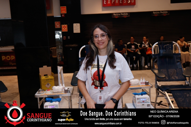 50º Edição - Campanha Sangue Corinthiano - Neo Quimíca Arena - 07 de Agosto 2026