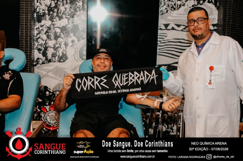 50º Edição - Campanha Sangue Corinthiano - Neo Quimíca Arena - 07 de Agosto 2026