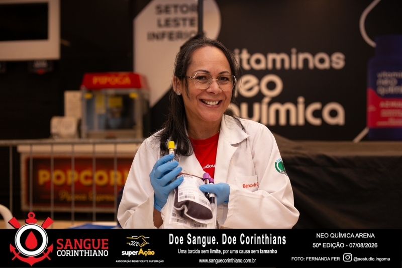 50º Edição - Campanha Sangue Corinthiano - Neo Quimíca Arena - 07 de Agosto 2026
