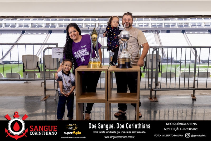 50º Edição - Campanha Sangue Corinthiano - Neo Quimíca Arena - 07 de Agosto 2026