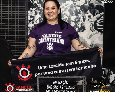 50º Edição - Campanha Sangue Corinthiano - Neo Quimíca Arena - 08 de Agosto 2026
