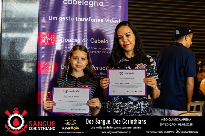 50º Edição - Campanha Sangue Corinthiano - Neo Quimíca Arena - 08 de Agosto 2026
