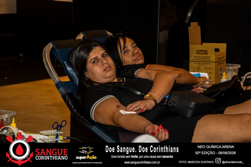 50º Edição - Campanha Sangue Corinthiano - Neo Quimíca Arena - 08 de Agosto 2026