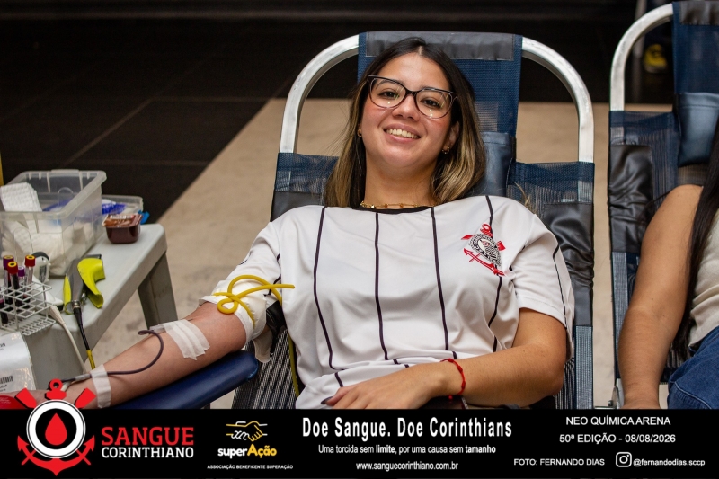 50º Edição - Campanha Sangue Corinthiano - Neo Quimíca Arena - 08 de Agosto 2026