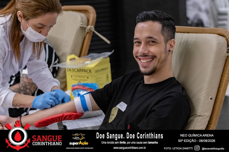 50º Edição - Campanha Sangue Corinthiano - Neo Quimíca Arena - 08 de Agosto 2026