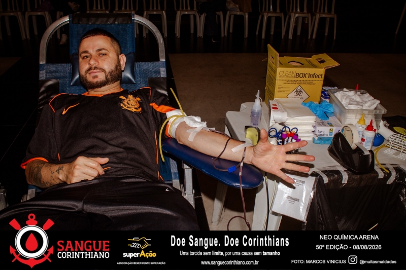 50º Edição - Campanha Sangue Corinthiano - Neo Quimíca Arena - 08 de Agosto 2026