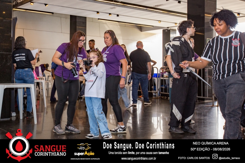 50º Edição - Campanha Sangue Corinthiano - Neo Quimíca Arena - 08 de Agosto 2026