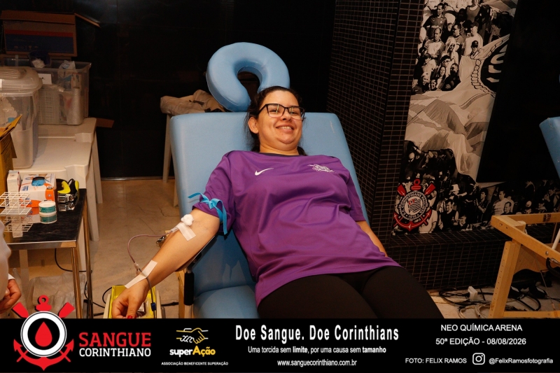 50º Edição - Campanha Sangue Corinthiano - Neo Quimíca Arena - 08 de Agosto 2026