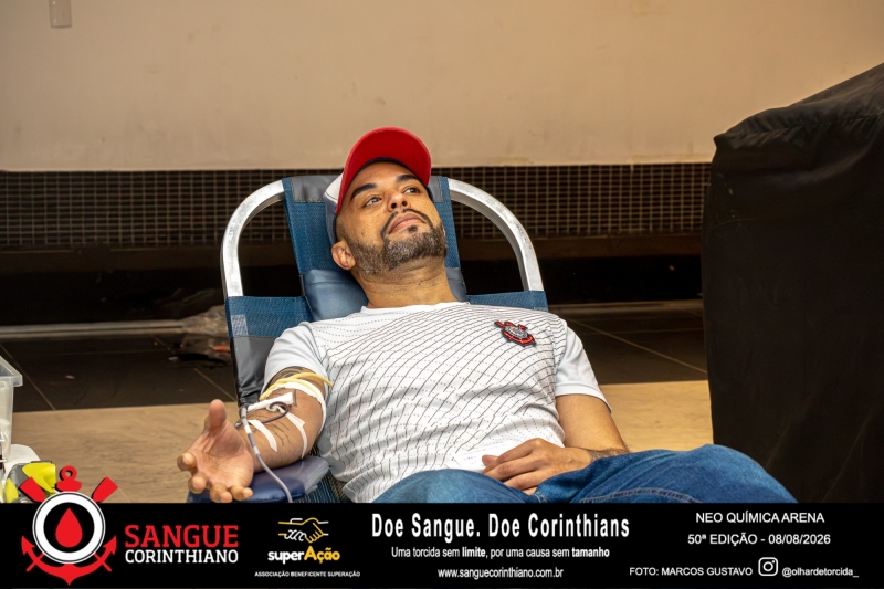 50º Edição - Campanha Sangue Corinthiano - Neo Quimíca Arena - 08 de Agosto 2026