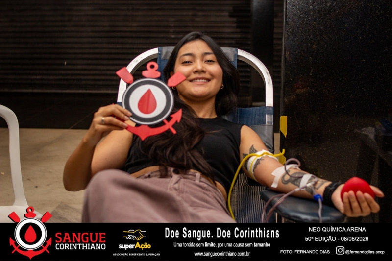50º Edição - Campanha Sangue Corinthiano - Neo Quimíca Arena - 08 de Agosto 2026