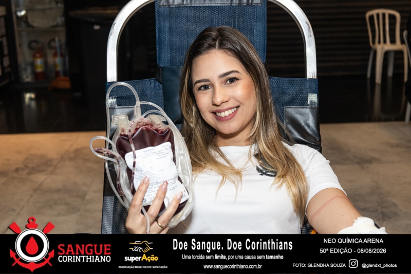 50º Edição - Campanha Sangue Corinthiano - Neo Quimíca Arena - 08 de Agosto 2026