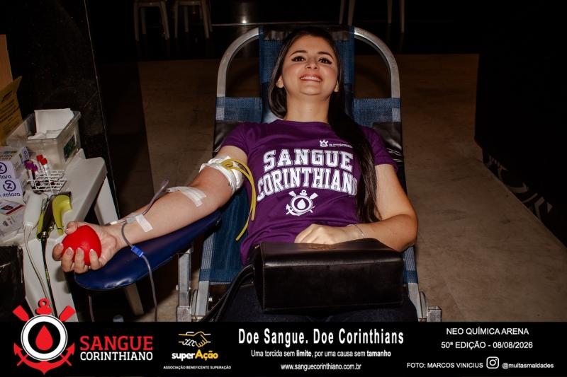 50º Edição - Campanha Sangue Corinthiano - Neo Quimíca Arena - 08 de Agosto 2026