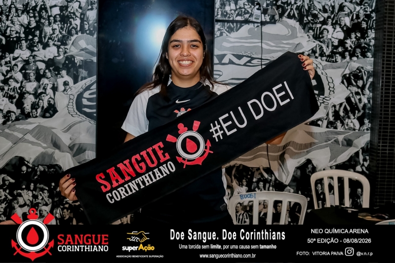 50º Edição - Campanha Sangue Corinthiano - Neo Quimíca Arena - 08 de Agosto 2026