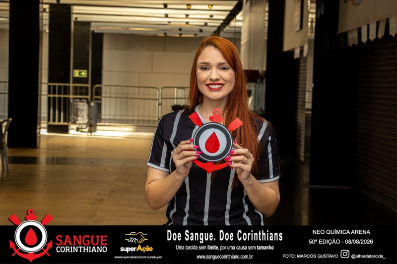 50º Edição - Campanha Sangue Corinthiano - Neo Quimíca Arena - 08 de Agosto 2026