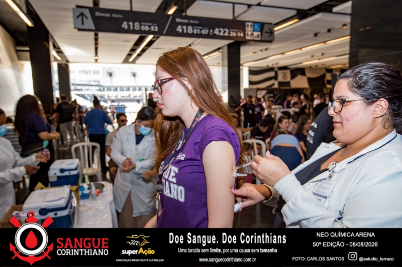 50º Edição - Campanha Sangue Corinthiano - Neo Quimíca Arena - 08 de Agosto 2026