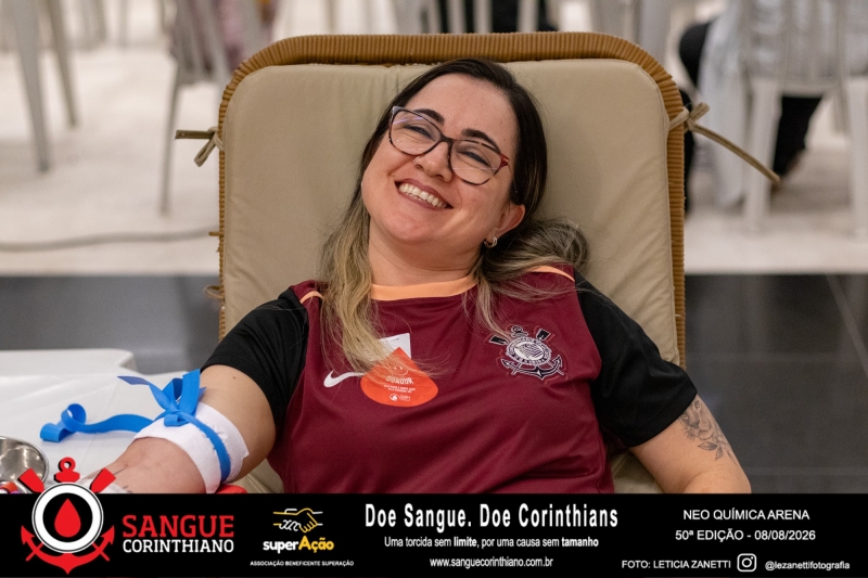 50º Edição - Campanha Sangue Corinthiano - Neo Quimíca Arena - 08 de Agosto 2026