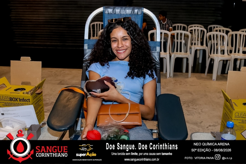 50º Edição - Campanha Sangue Corinthiano - Neo Quimíca Arena - 08 de Agosto 2026