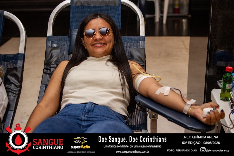 50º Edição - Campanha Sangue Corinthiano - Neo Quimíca Arena - 08 de Agosto 2026