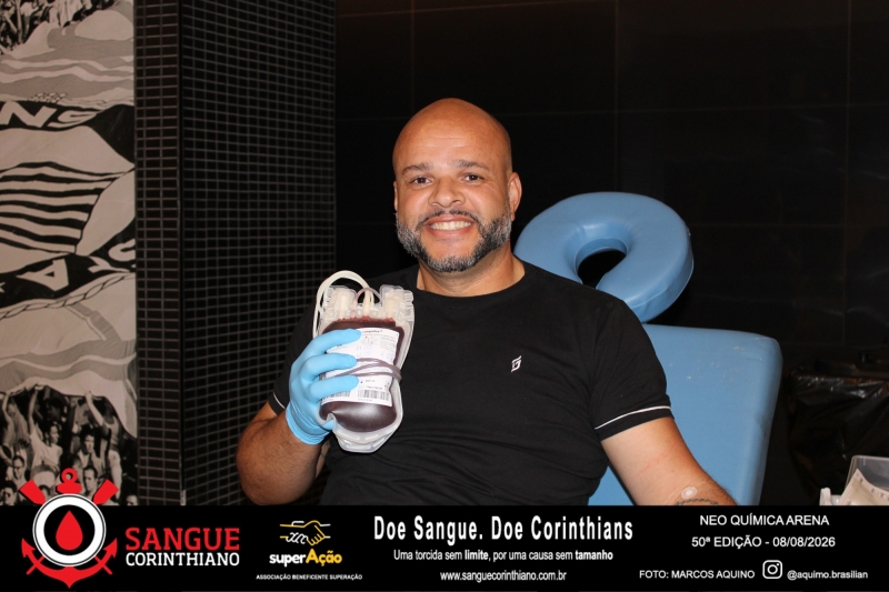50º Edição - Campanha Sangue Corinthiano - Neo Quimíca Arena - 08 de Agosto 2026