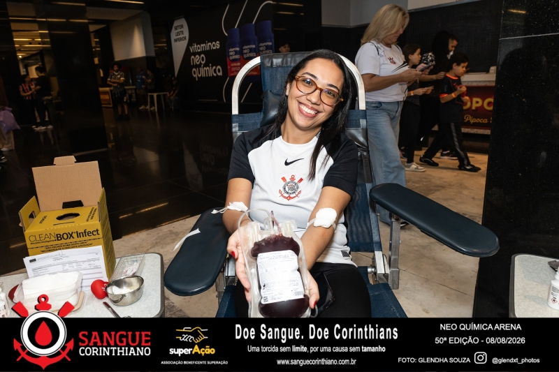 50º Edição - Campanha Sangue Corinthiano - Neo Quimíca Arena - 08 de Agosto 2026