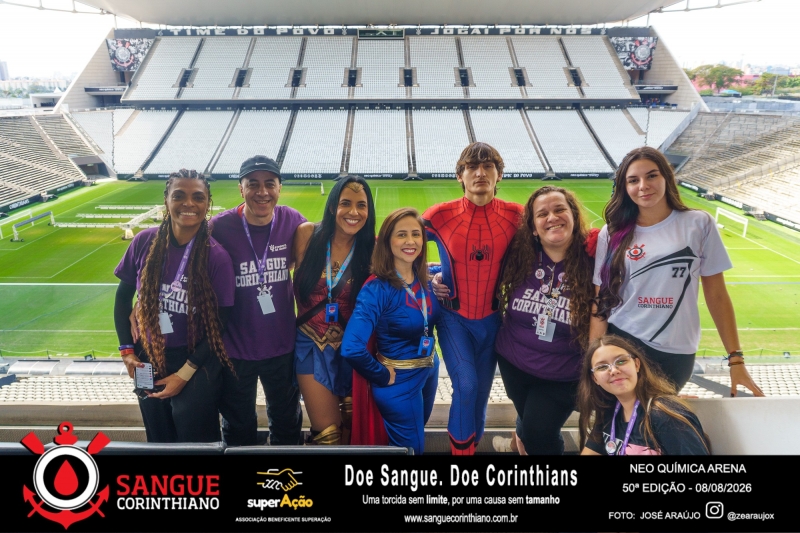 50º Edição - Campanha Sangue Corinthiano - Neo Quimíca Arena - 08 de Agosto 2026