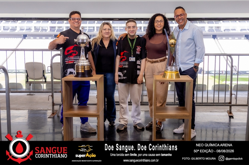 50º Edição - Campanha Sangue Corinthiano - Neo Quimíca Arena - 08 de Agosto 2026