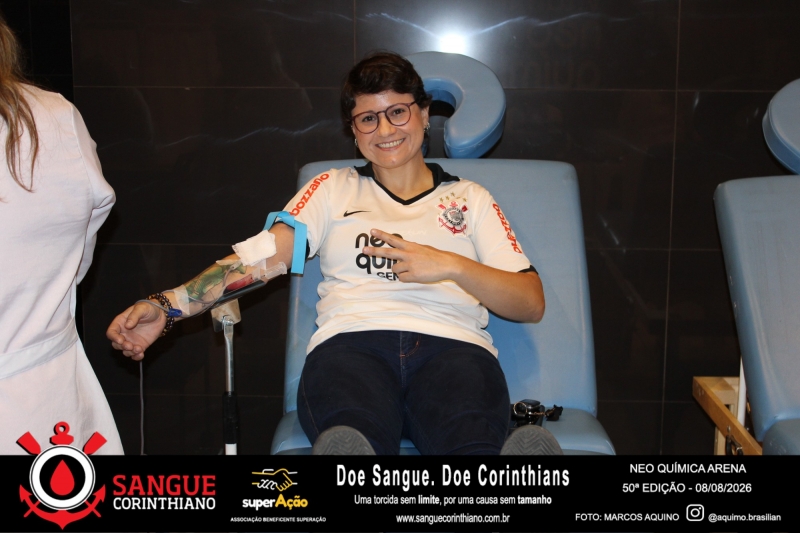 50º Edição - Campanha Sangue Corinthiano - Neo Quimíca Arena - 08 de Agosto 2026