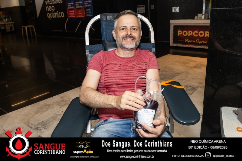 50º Edição - Campanha Sangue Corinthiano - Neo Quimíca Arena - 08 de Agosto 2026