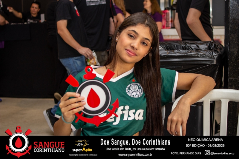 50º Edição - Campanha Sangue Corinthiano - Neo Quimíca Arena - 08 de Agosto 2026