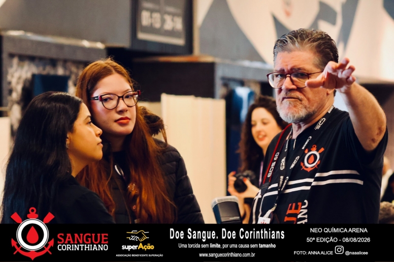 50º Edição - Campanha Sangue Corinthiano - Neo Quimíca Arena - 08 de Agosto 2026