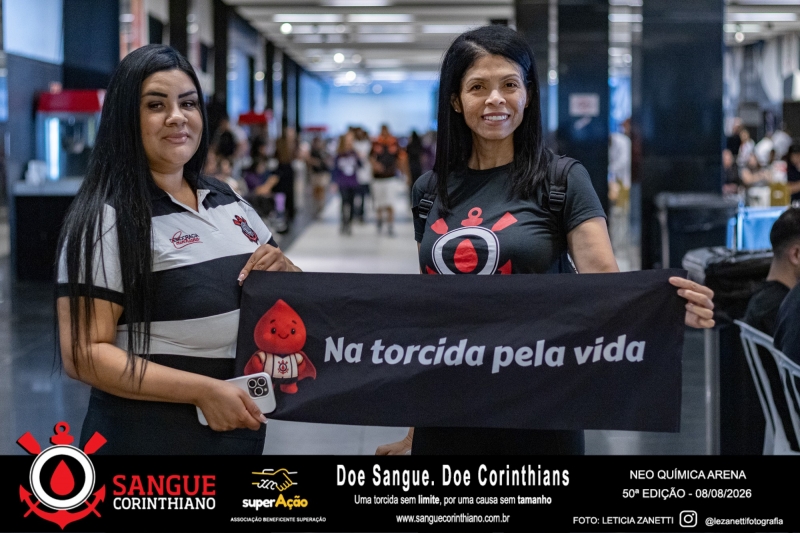 50º Edição - Campanha Sangue Corinthiano - Neo Quimíca Arena - 08 de Agosto 2026